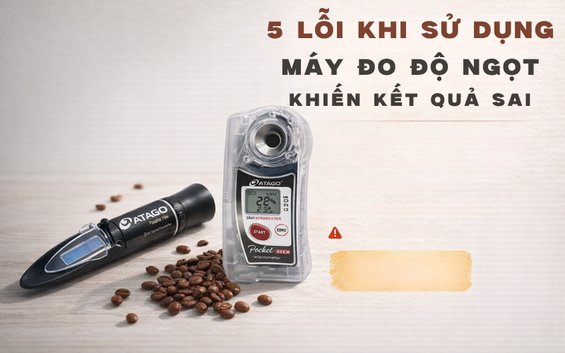 5 Lỗi Khi Sử Dụng Máy Đo Độ Ngọt Khiến Kết Quả Sai
