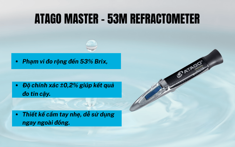 ATAGO MASTER - 53M Refractometer 