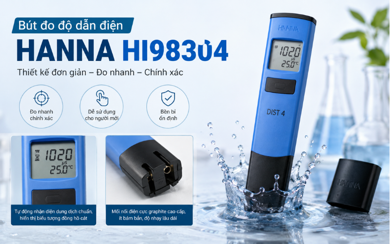 Bút đo độ dẫn điện Hanna HI98304