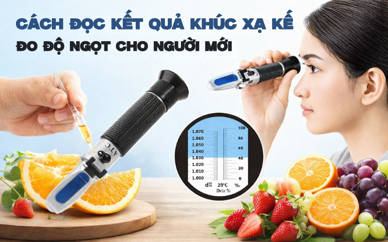 Cách Đọc Kết Quả Khúc Xạ Kế Đo Độ Ngọt Cho Người Mới