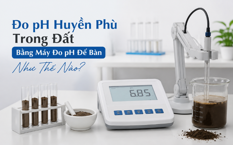 Đo Ph Huyền Phù Trong Đất Bằng Máy Đo Ph Để Bàn Như Thế Nào?