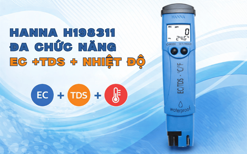 Horiba EC 11 đo EC linh hoạt, dải đo rộng