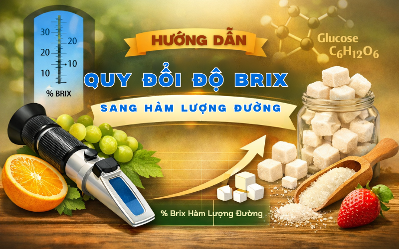 Hướng Dẫn Quy Đổi Độ Brix Sang Hàm Lượng Đường