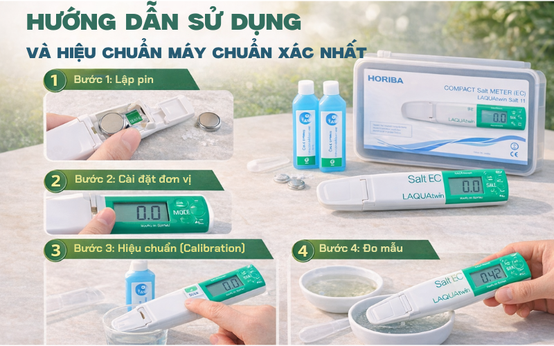 Hướng dẫn sử dụng và hiệu chuẩn máy chuẩn xác nhất