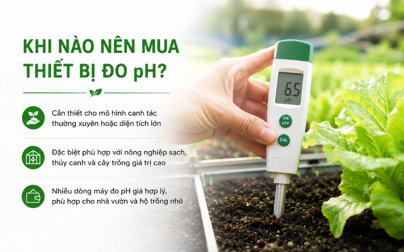 Có nên đầu tư máy đo độ ph cho nông nghiệp không