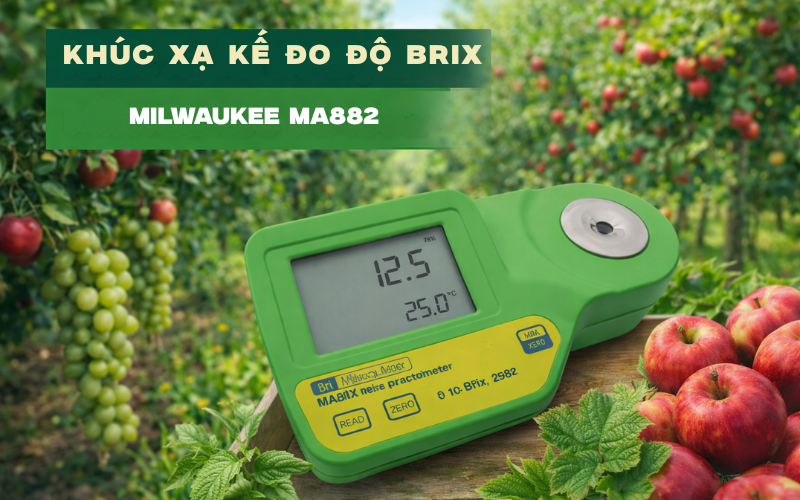 Khúc xạ kế đo độ Brix Milwaukee MA882