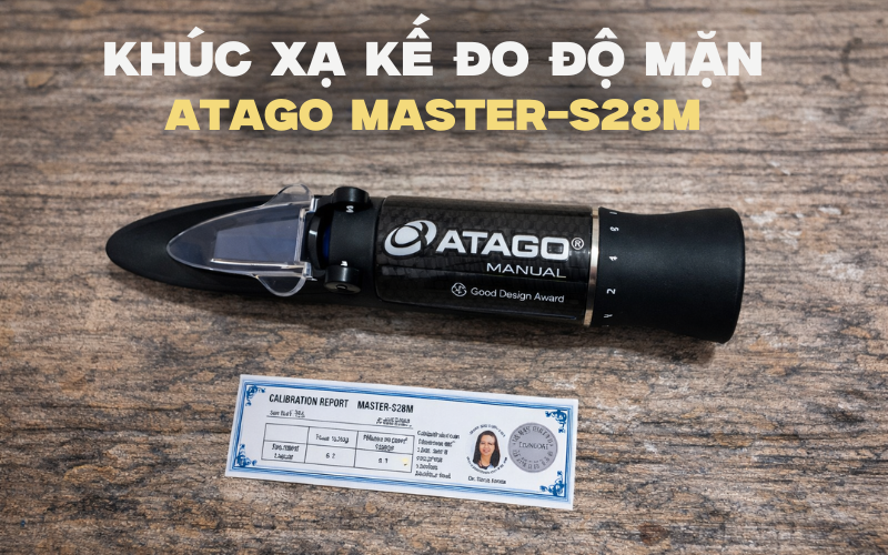 Khúc xạ kế độ mặn Atago Master - S28M