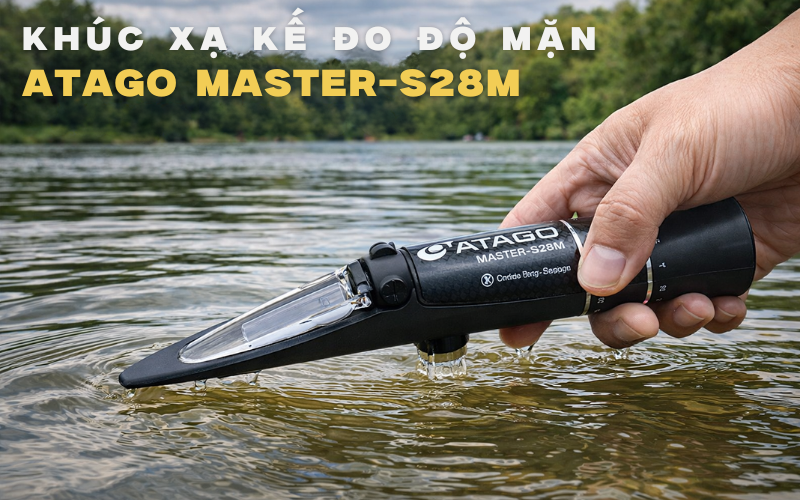 Khúc xạ kế đo độ mặn Atago Master-S28M