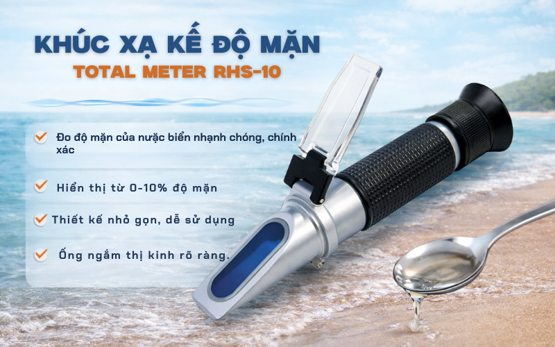 Khúc xạ kế độ mặn Total Meter RHS-10  
