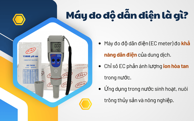Máy đo độ dẫn điện là gì?