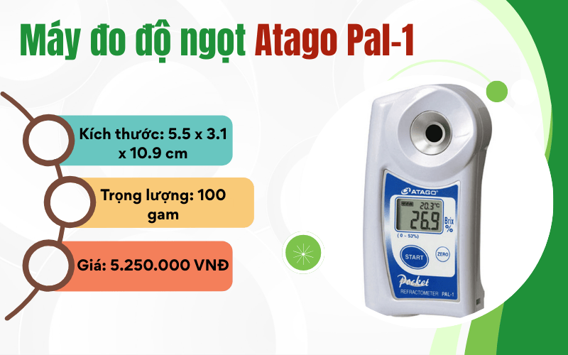 Máy đo độ ngọt Atago Pal-1