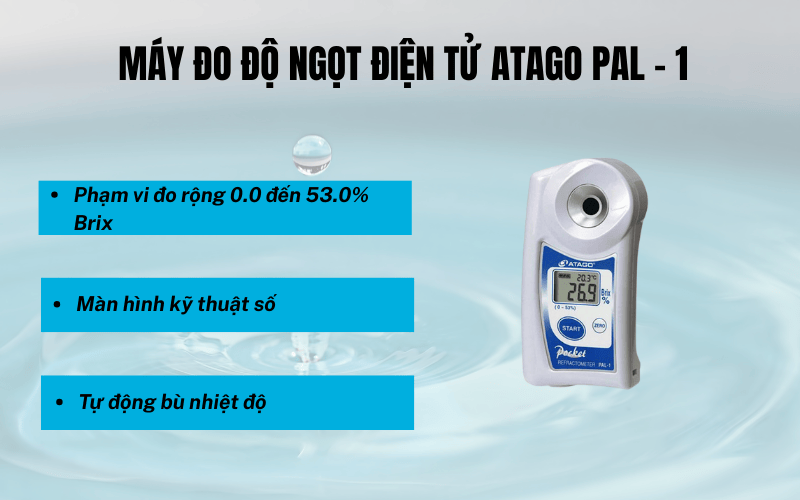 Máy đo độ ngọt điện tử Atago PAL - 1