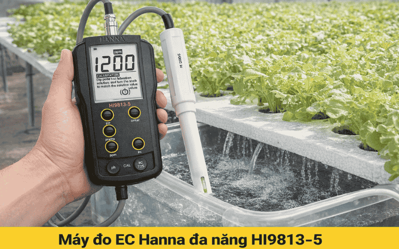 Máy đo EC Hanna đa năng HI9813-5