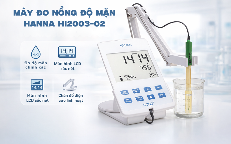 Máy đo nồng độ mặn Hanna HI2003-02