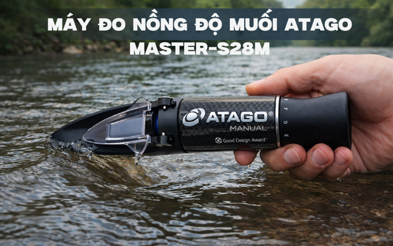 Máy đo nồng độ muối Atago Master-S28M