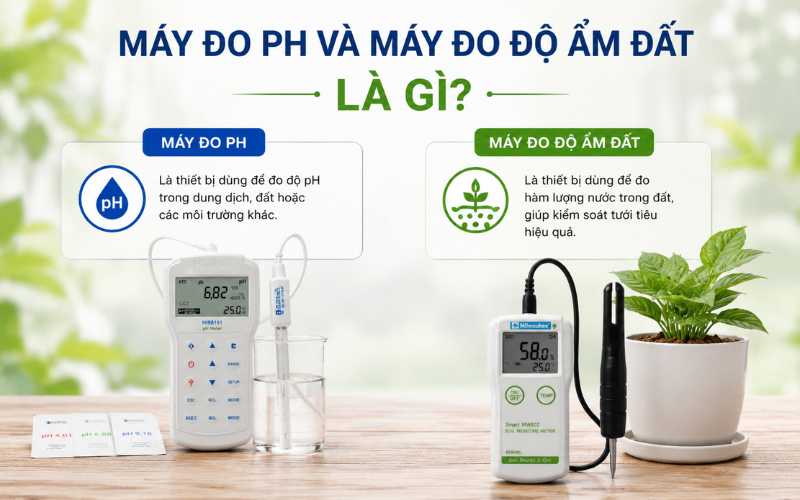  Máy đo ph và máy đo độ ẩm đất là gì
