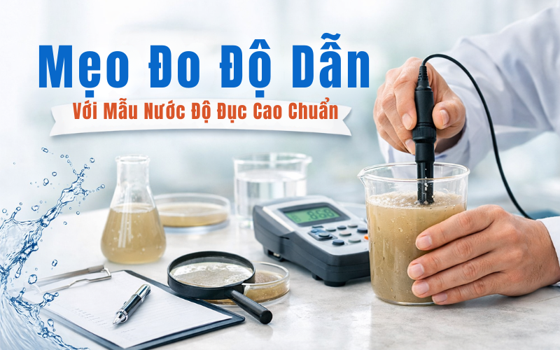 Mẹo Đo Độ Dẫn Với Mẫu Nước Độ Đục Cao Chuẩn