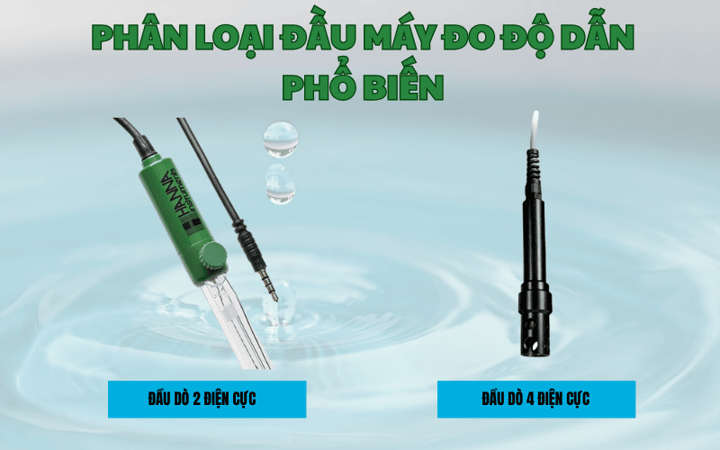 Phân loại đầu máy đo độ dẫn phổ biến