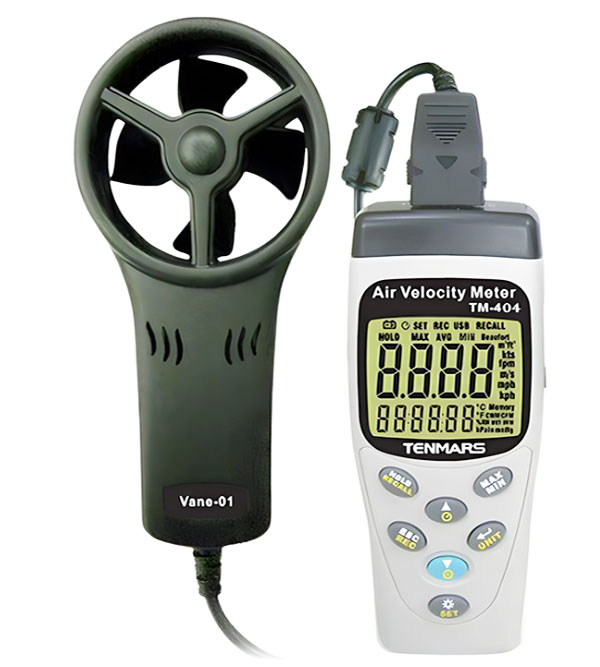 Máy đo tốc độ và lưu lượng gió Tenmars TM-404