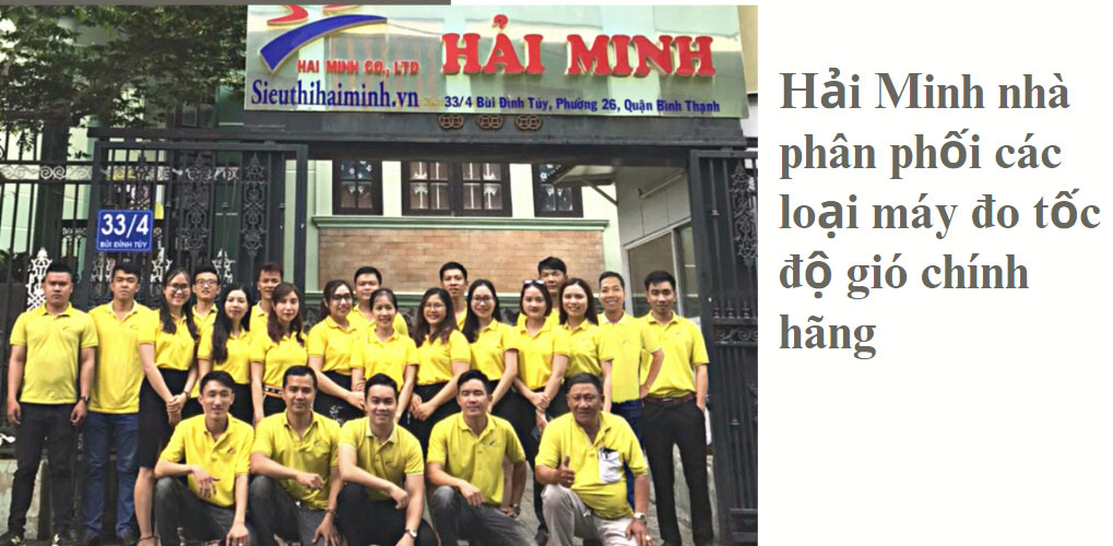 Hải Minh nhà phân phối các loại máy đo tốc độ gió chính hãng