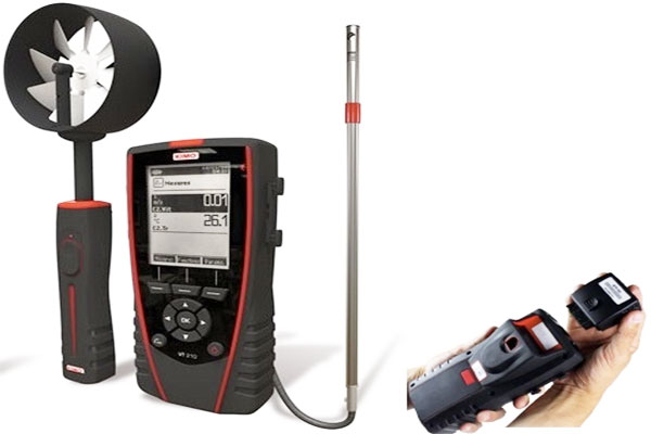 Máy đo tốc độ gió, lưu lượng gió KIMO VT 210