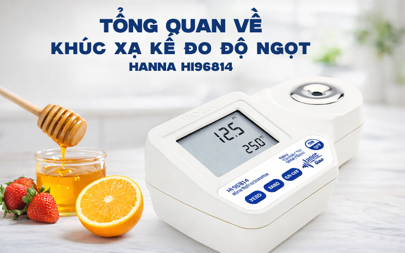 Tổng quan về khúc xạ kế đo độ ngọt Hanna HI96814