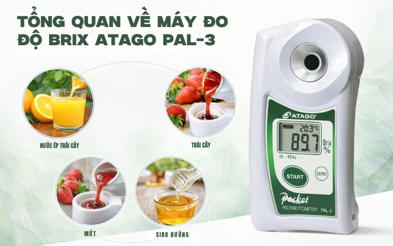 Tổng quan về máy đo độ Brix Atago PAL-3