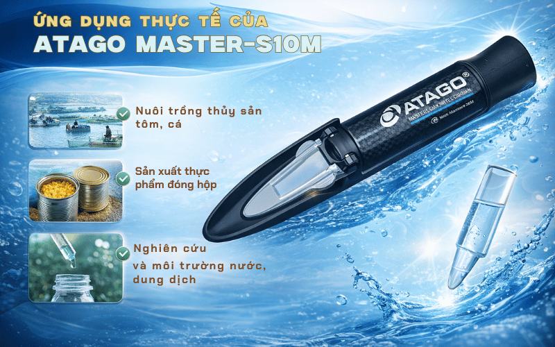 Ứng dụng thực tế của Atago MASTER - S10M