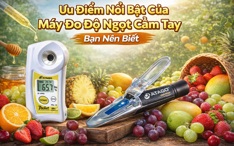 Ưu Điểm Nổi Bật Của Máy Đo Độ Ngọt Cầm Tay Bạn Nên Biết