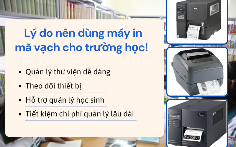 Công nghệ in mã vạch đã giúp gì cho trường học