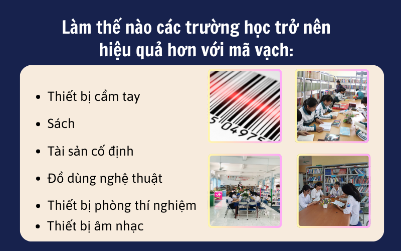 Công nghệ in mã vạch đã giúp gì cho trường học
