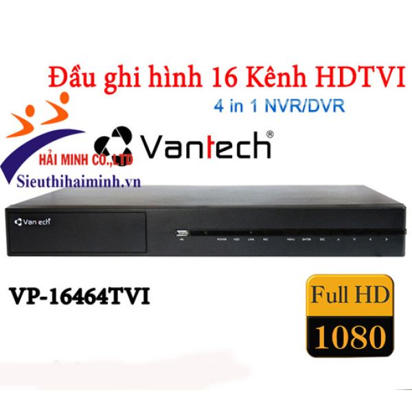 Photo - Đầu ghi hình 4 in 1 16 kênh VANTECH VP-16464TVI