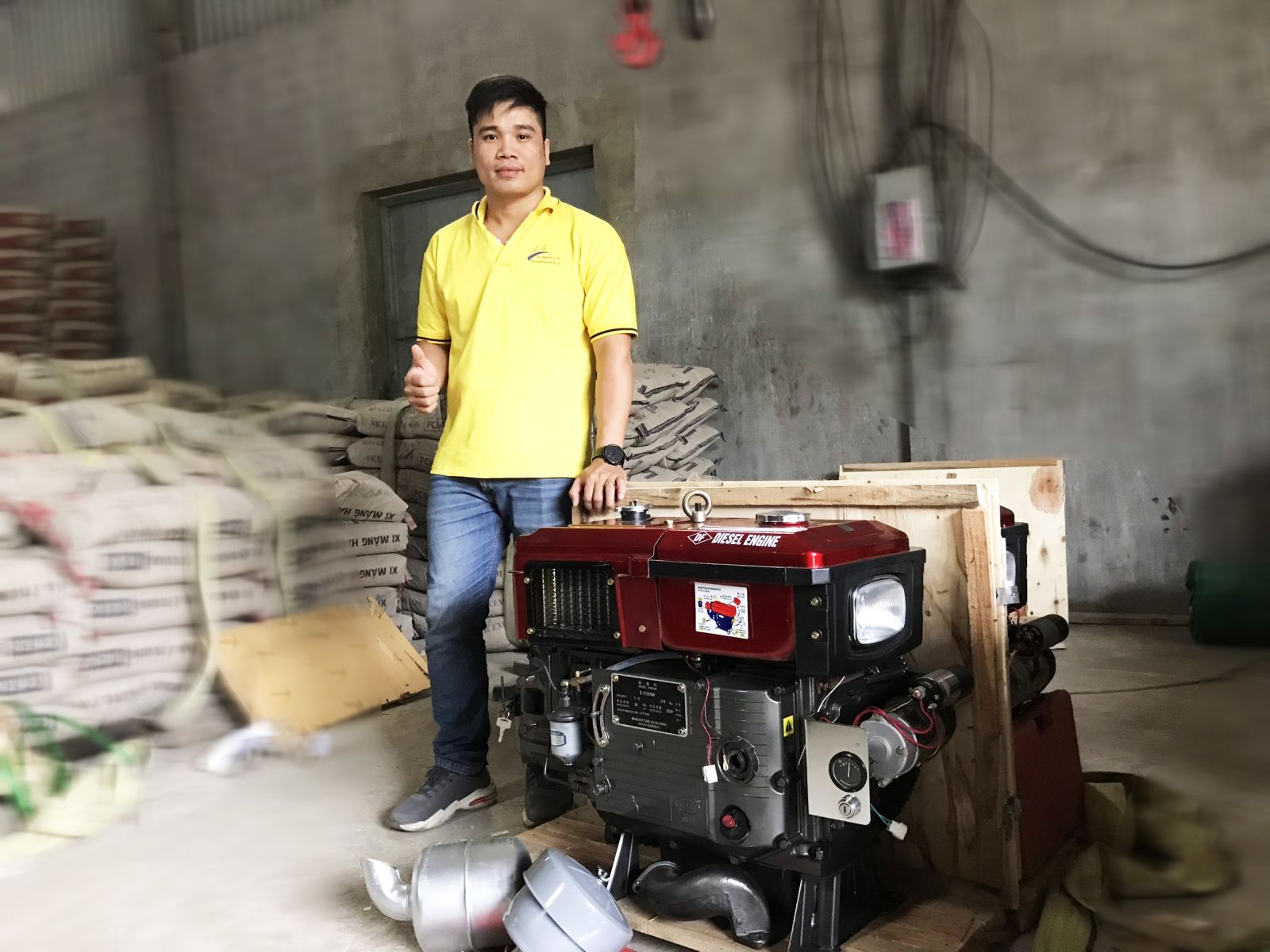 bàn giao động cơ diesel d30 gió đề