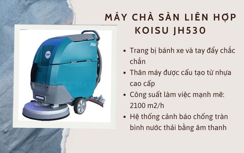 Máy chà sàn liên hợp Koisu JH530