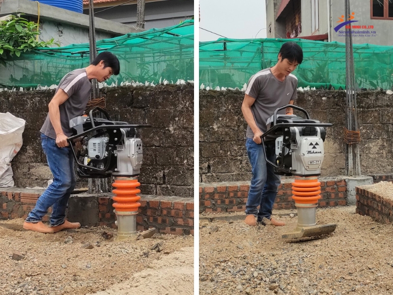 Máy đầm cóc Mikasa MT-77HRL