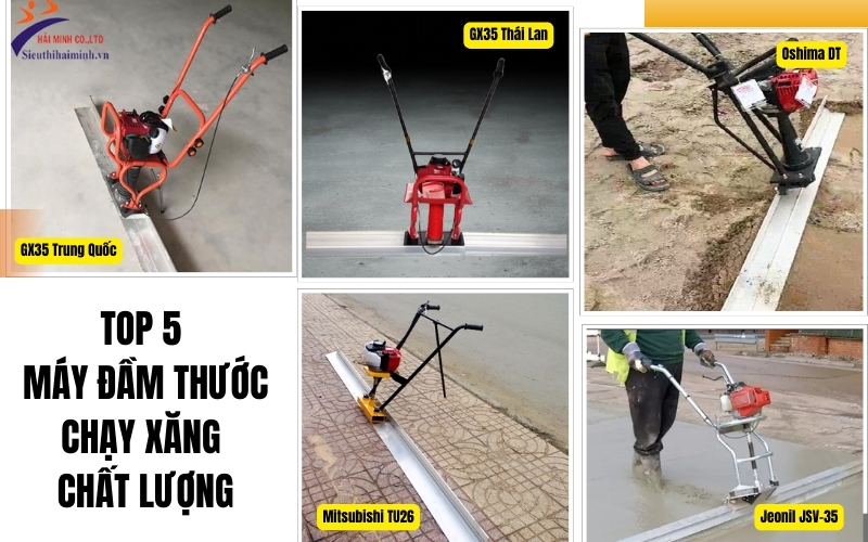 Top 5 máy đầm thước chạy xăng chất lượng