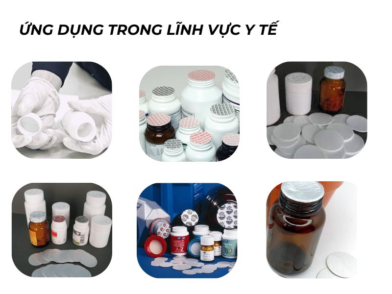 Máy dán màng seal nhôm được ứng dụng trong lĩnh vực nào