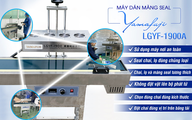 Lưu ý khi sử dụng máy dán màng seal Yamafuji LGYF-1900A