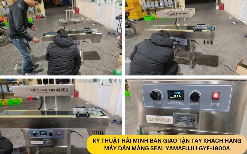 Máy dán màng seal Yamafuji LGYF-1900A