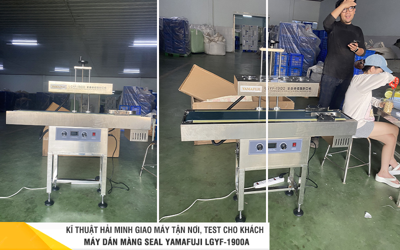 Máy dán màng seal Yamafuji LGYF-1900A