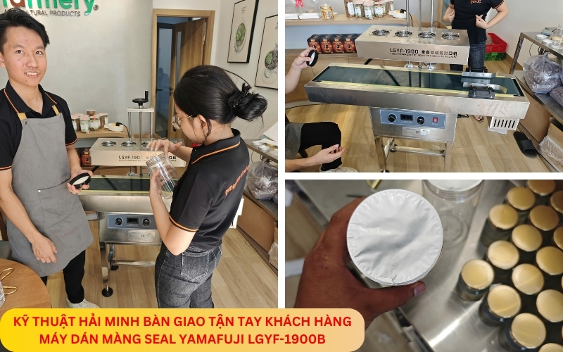 Máy dán màng seal Yamafuji LGYF-1900B