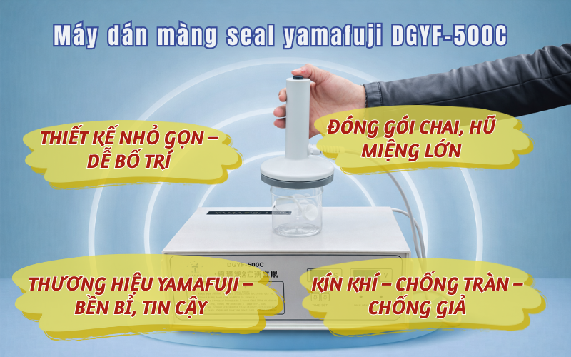 Máy dán màng seal yamafuji DGYF-500C