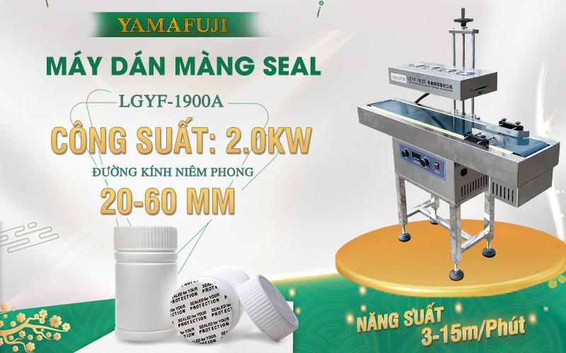 giới thiệu Máy dán màng seal Yamafuji LGYF-1900A