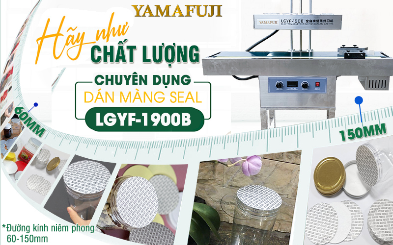 giới thiệu Máy dán màng seal Yamafuji LGYF-1900B
