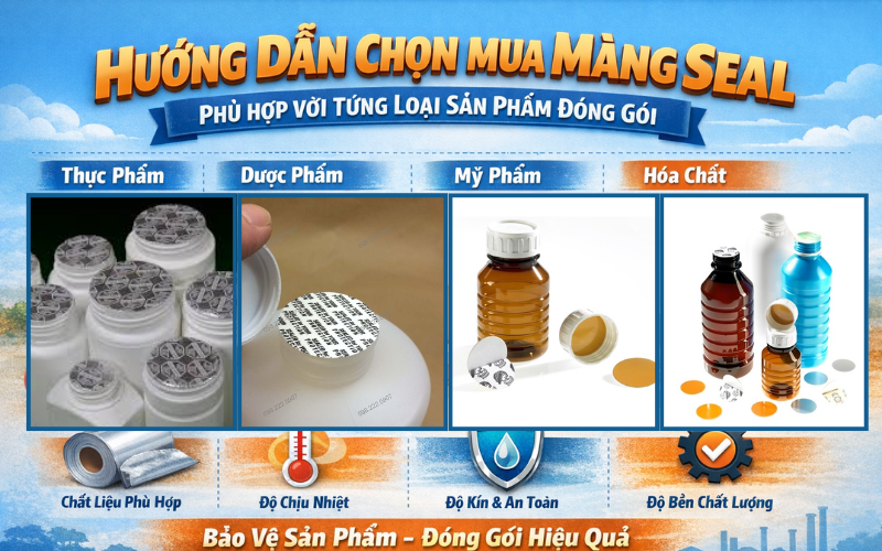 Chọn màng seal phù hợp cho sản phẩm đóng gói