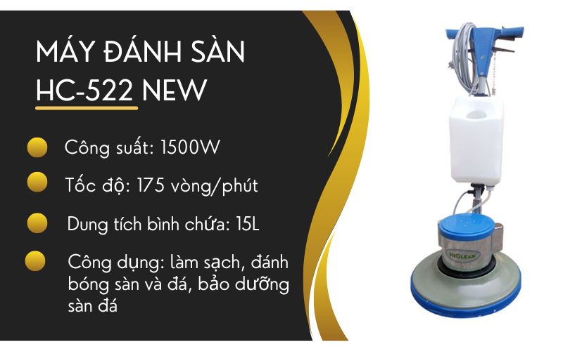 Máy đánh sàn HC-522 new