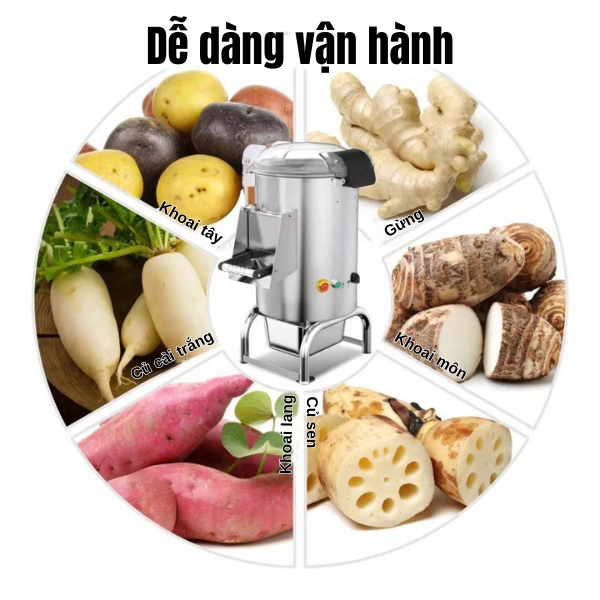 Máy gọt vỏ rửa củ quả đa năng Yanwoo PP-5ST