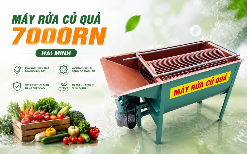 Máy rửa củ quả Hải Minh 7000RN chính hãng