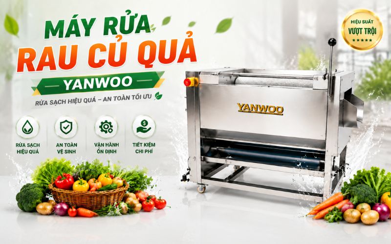 Máy rửa rau củ quả Yanwoo