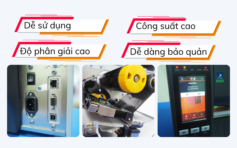 Máy in mã vạch Zebra ZT411 300dpi